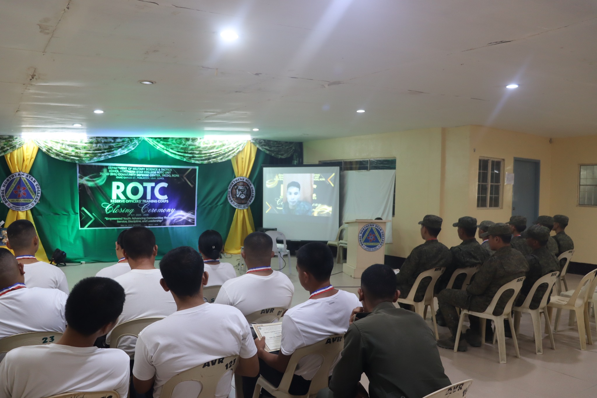 Bohol Northern Star College Holds ROTC Graduation Ceremony